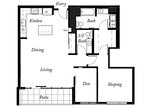 Floor plan A18