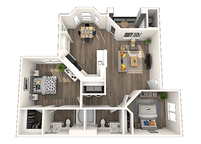 Floor plan 2A Renovated