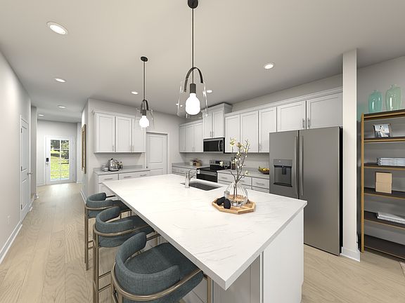 Skip takeout and prep dinner in the well-appointed kitchen.