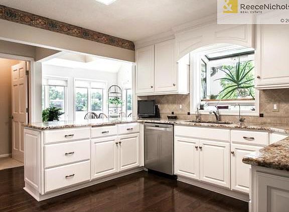 dream kitchen with granite countertops and extra cabinet space
