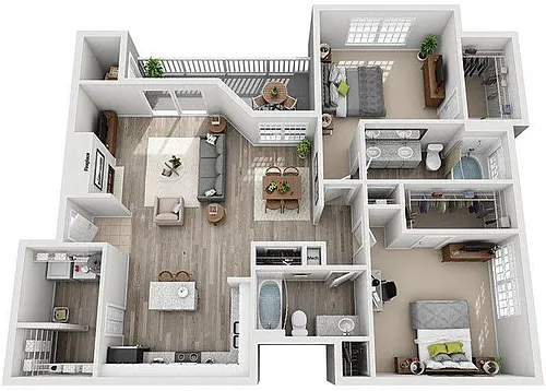 Floor plan B6