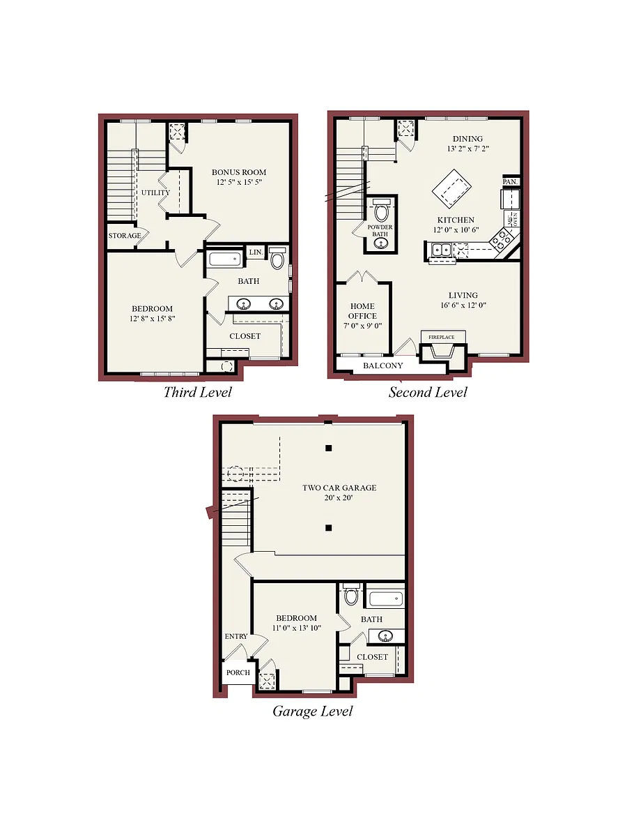 Floor plan B10-Brownstone