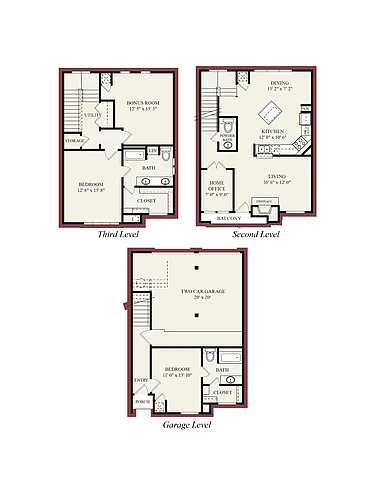 Floor plan B10-Brownstone