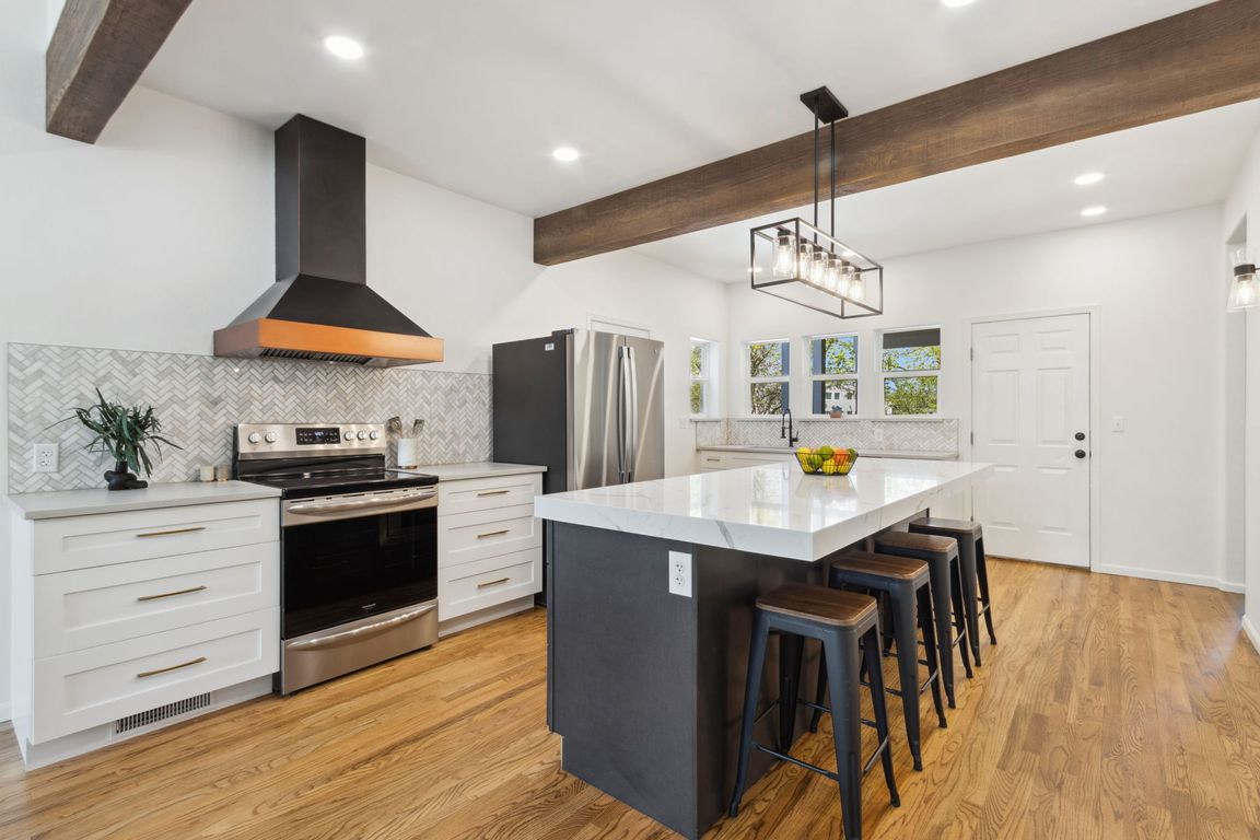 This most fabulous kitchen was fully remodeled in 2022 and has been thoroughly enjoyed by the owners.