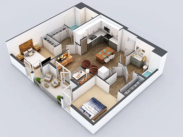 Floor plan B1