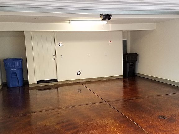 Stained Garage Floor