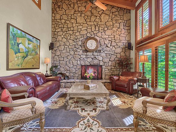 Master mason fireplace wall