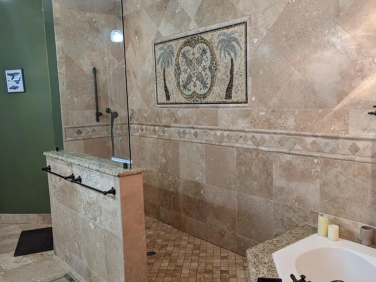 Master Bath. Roman shower.