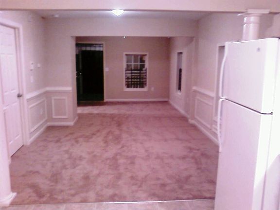 View of living room from kitchen