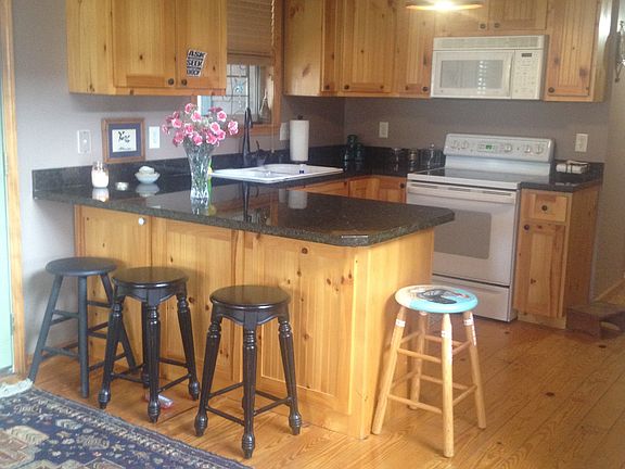 Kitchen with granite counter