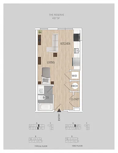 Floor plan The Reserve