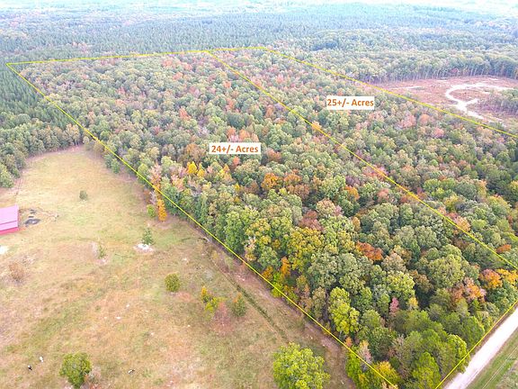 24+/- acres on Barber Rd, Rockwell, NC.  A gorgeous tract of land covered in the perfect mix of hardwoods and pines. The adjoining 25+/- acre tract is also for sale.