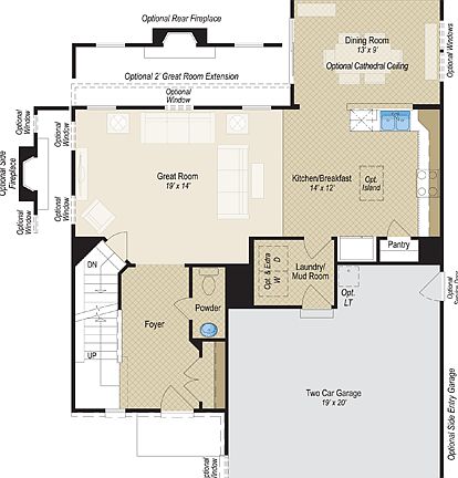 The Berkleigh - Standard First Floorplan