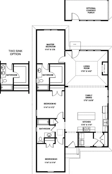 3 bed, 1448 sqft, $2,300 — Photo 2
