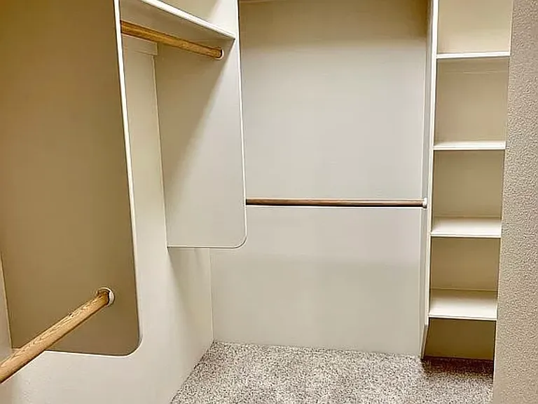 huge walk-in closet