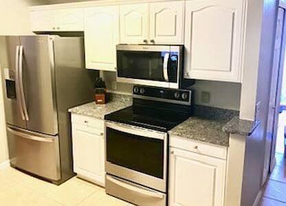New appliances and granite