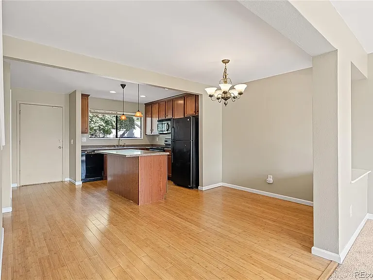 Kitchen and dining room Kitchen (upgraded stainless steel appliances not pictured)