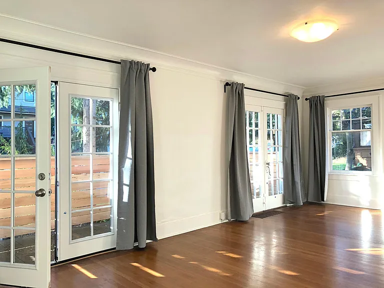 Tons of natural light in the living room.