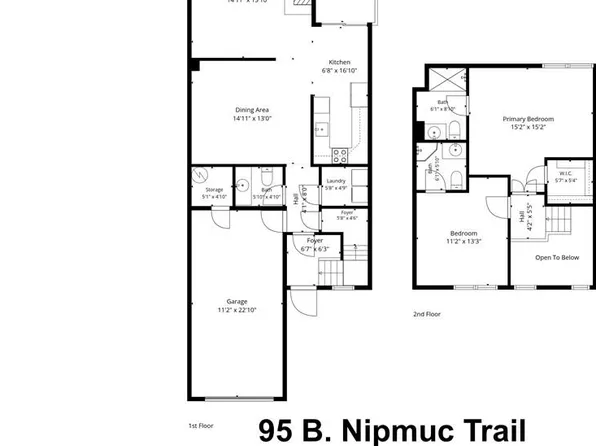 95 Nipmuc Trl #B, North Providence, RI 02904