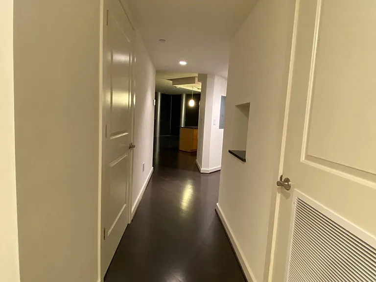laundry (left door) / utility closet (right door)