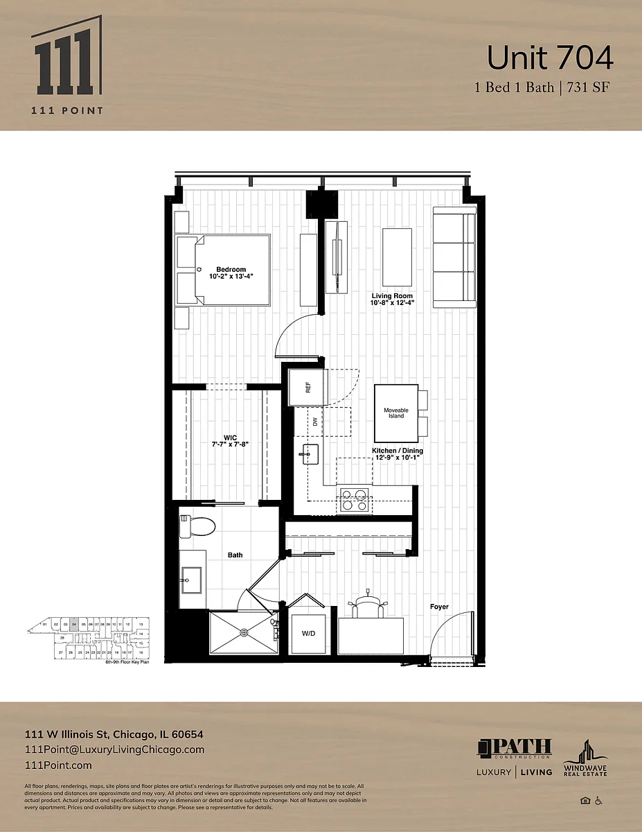 Floor plan 704