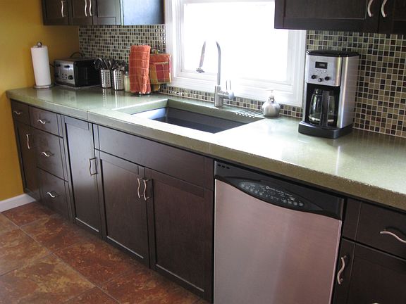 Concrete countertops