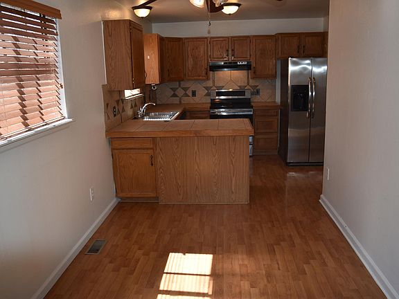 Kitchen with lots of cabinet space.