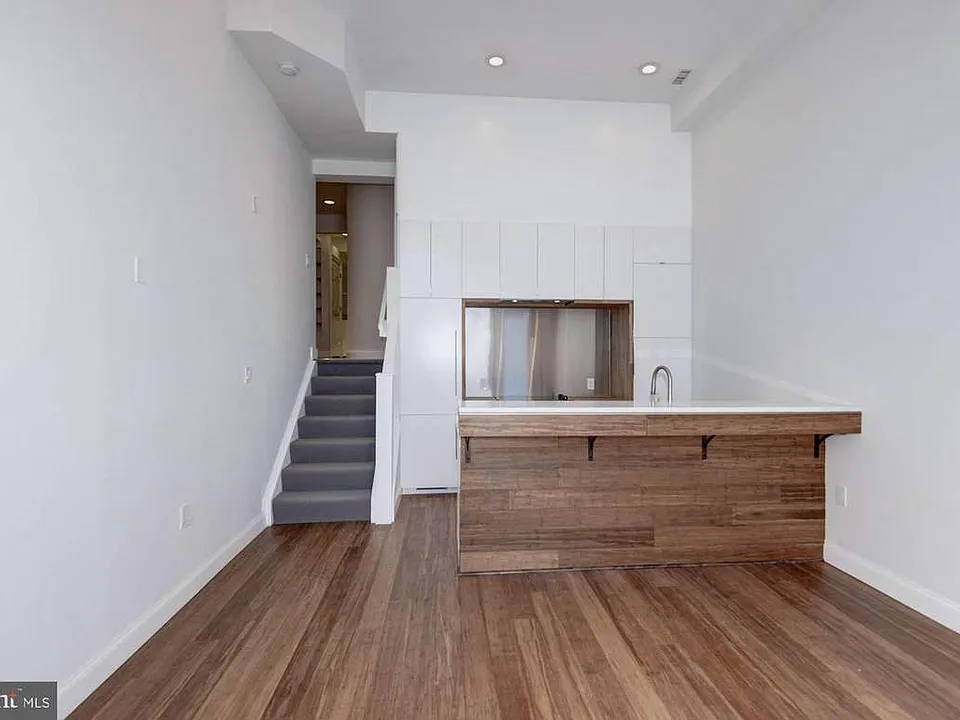 Living Room / Kitchen - Open Concept w stairs up to the Den - and Master Bedroom and 1 & 1/2 Baths