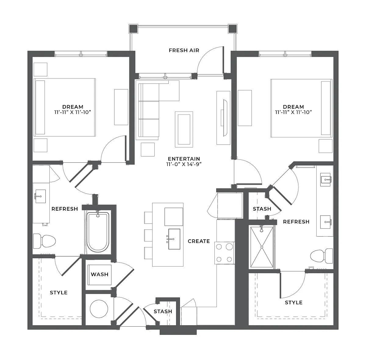 Floor plan B1
