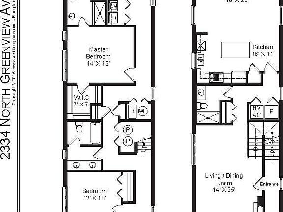 3rd image of 2338 N Greenview Ave #1F