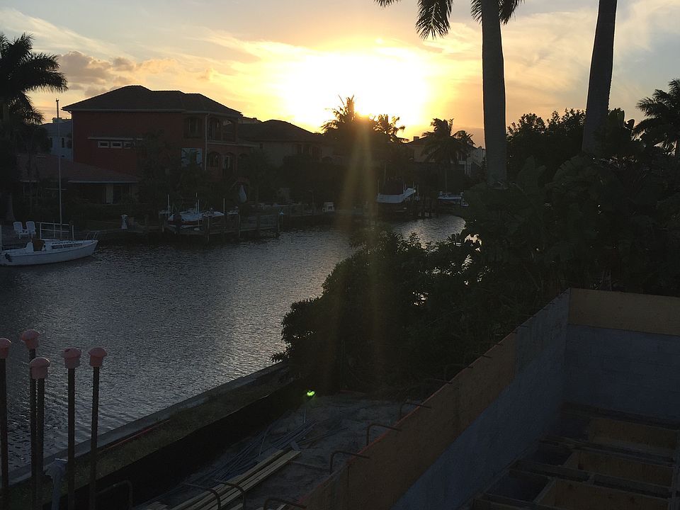 Sunset from the pool deck