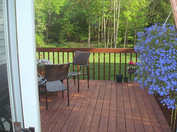 View of Deck from Dining Room