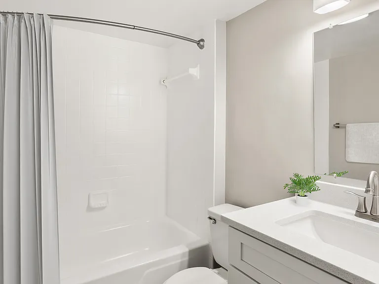 A modern bathroom space