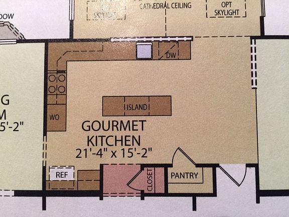 Gourmet Kitchen Floor Plan