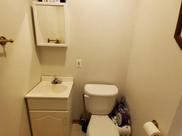 first floor half bath