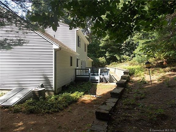 Rear view toward deck