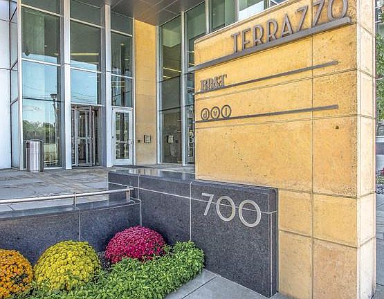 Terrazzo Front Door Detail