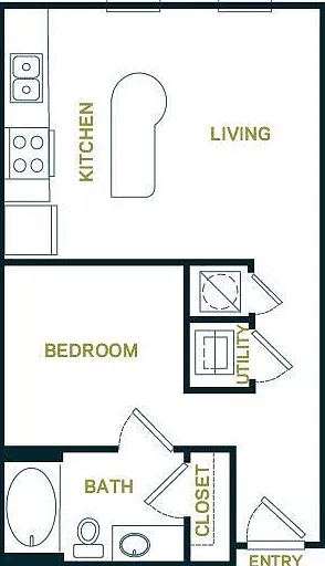S1R floor plan The Briscoe River Oaks