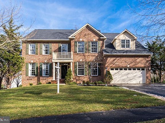 This gorgeous home sits on  .58 of an acre