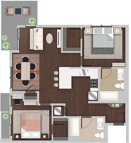 Floor plan D2