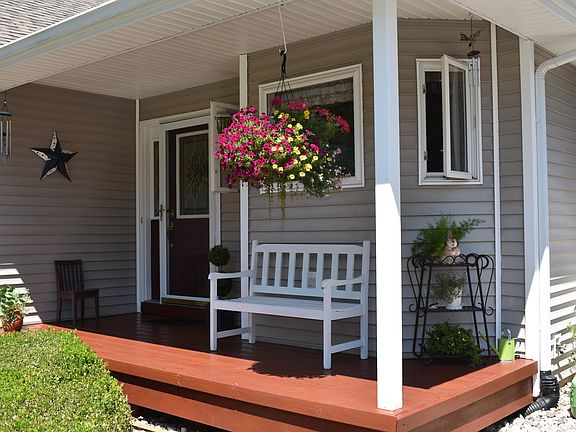 Covered front porch