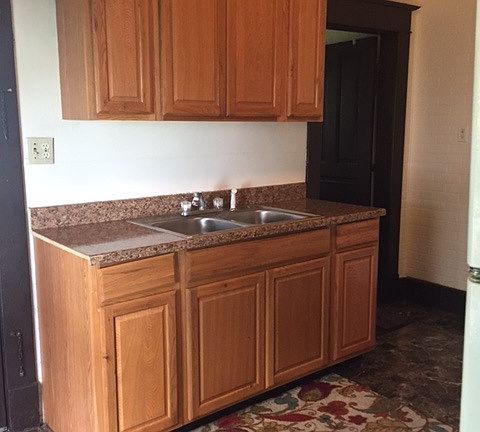New cabinets in kitchen