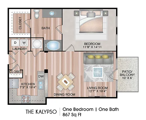 Floor plan The Kalypso
