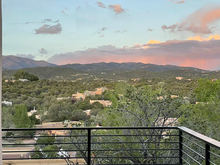 Sunset view from the back upper deck