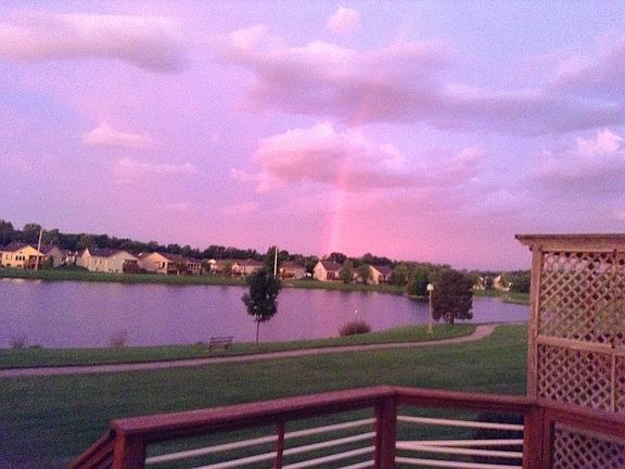 Sunset from the deck