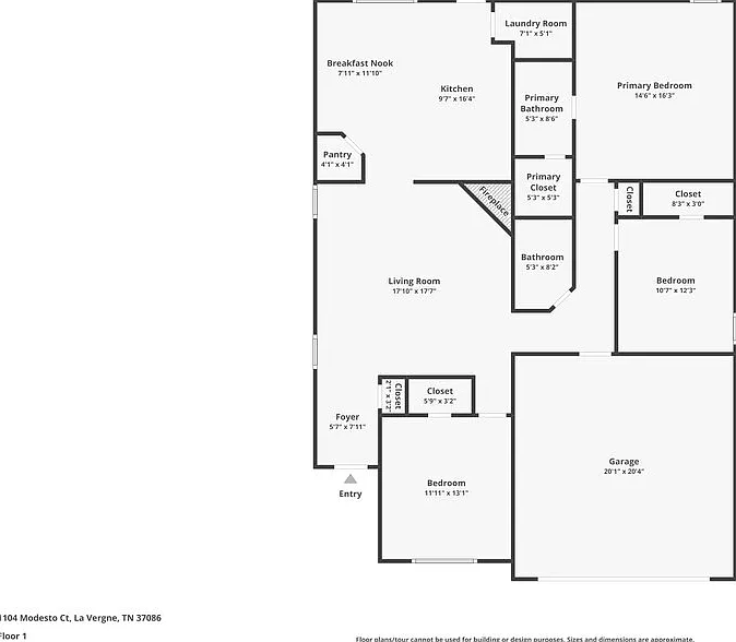 3 bed, 2.0 bath, 1497 sqft, $2,025 — Photo 2