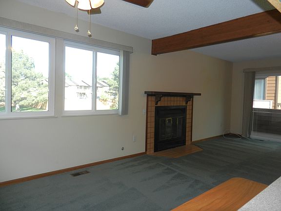 Living room towards patio