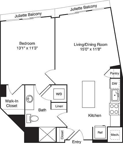 Floor plan A01-1