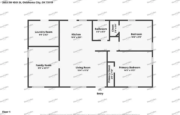 3 bed, 1.0 bath, 660 sqft, $1,200 — Photo 2