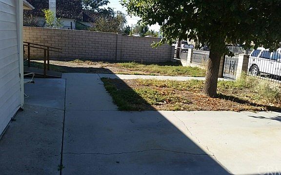front yard and garage